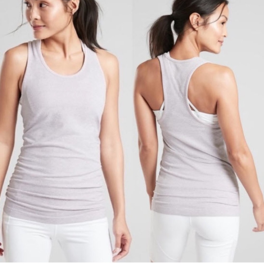 Athleta Speedlight Texture Tank in Simply Lilac size Medium